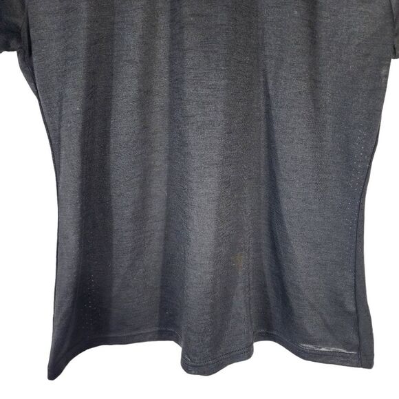 Athletic Black Short Sleeve Tee Medium - Picture 4 of 7